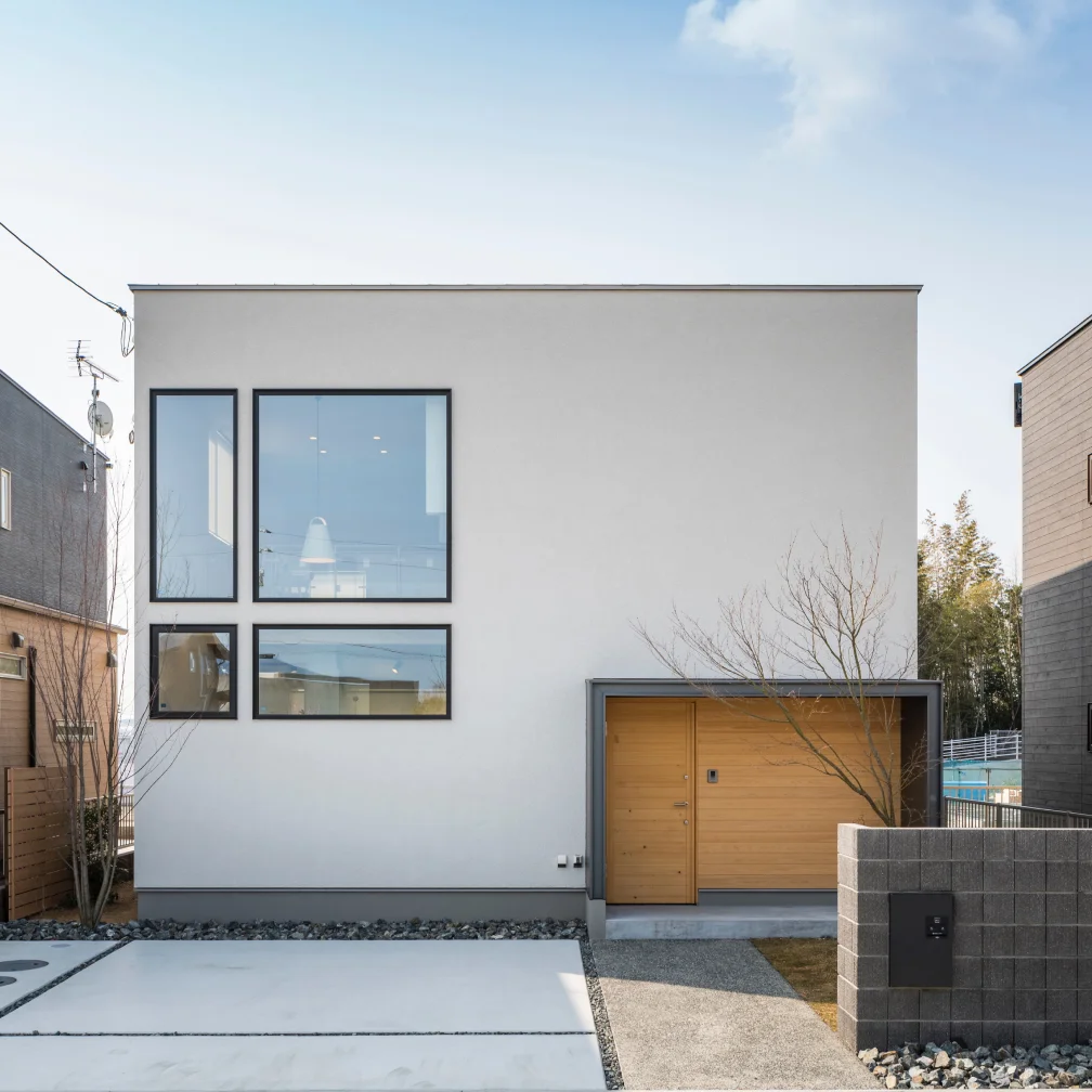 箱型を基本とし、土地や環境に合わせたた最適なカタチを提案