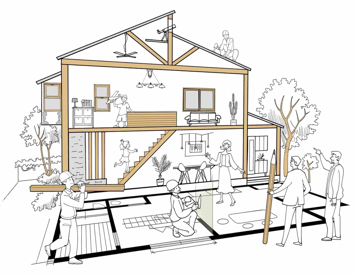 注文住宅の設計・建設のイメージ