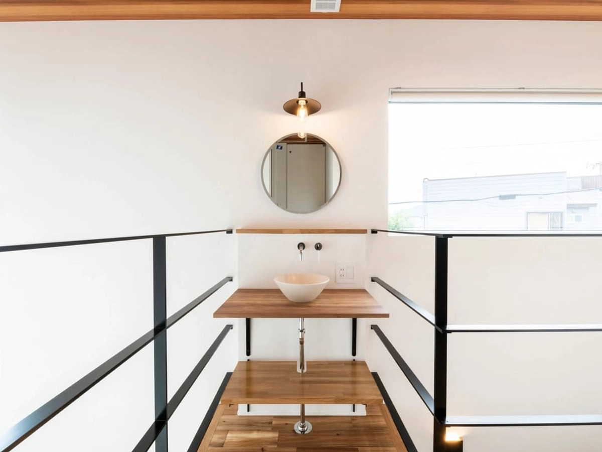 2階にある洗面スペース