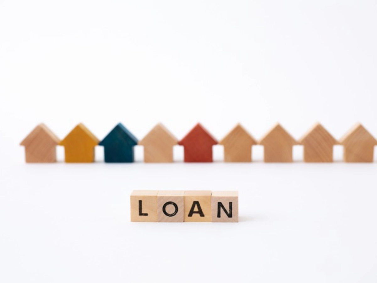 家とローンと書かれた積み木