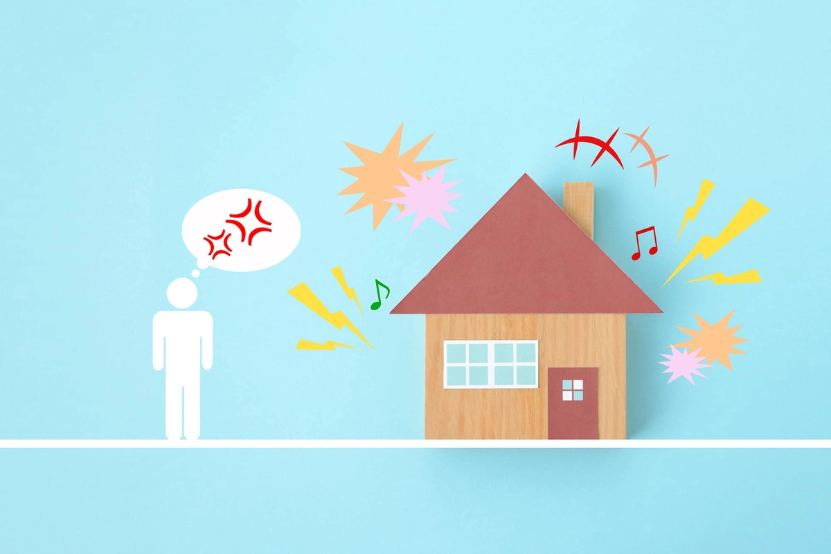 騒音がする住宅のイメージ