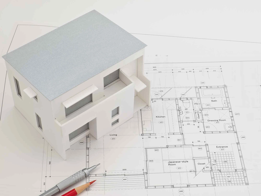 住宅模型と図面