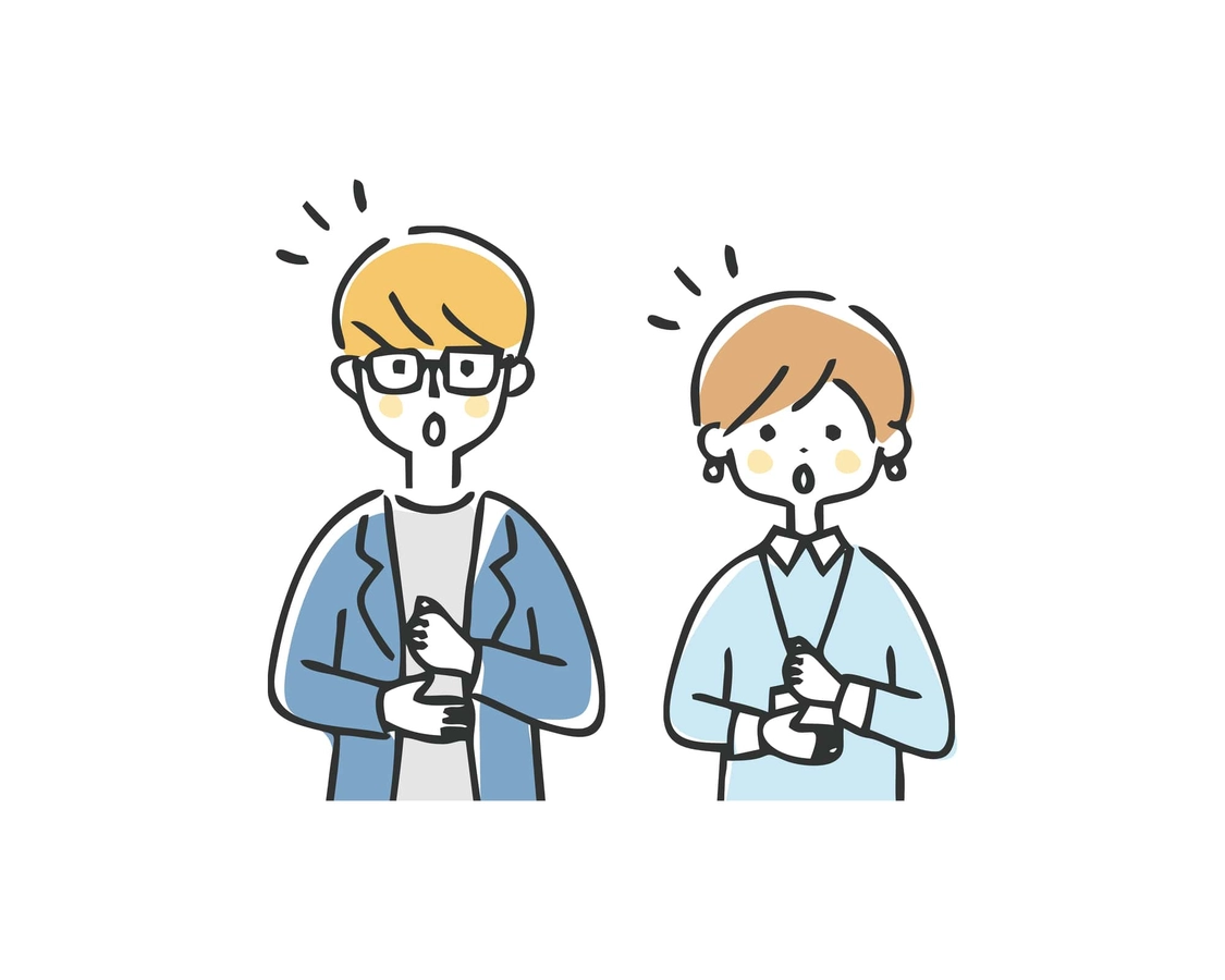納得するビジネスパーソンのイラスト