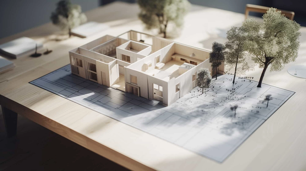 平屋の住宅設計・間取り図