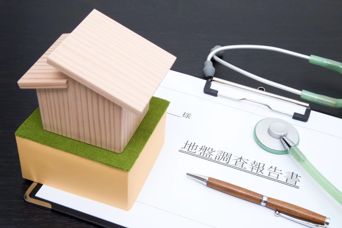 住宅の地盤調査報告