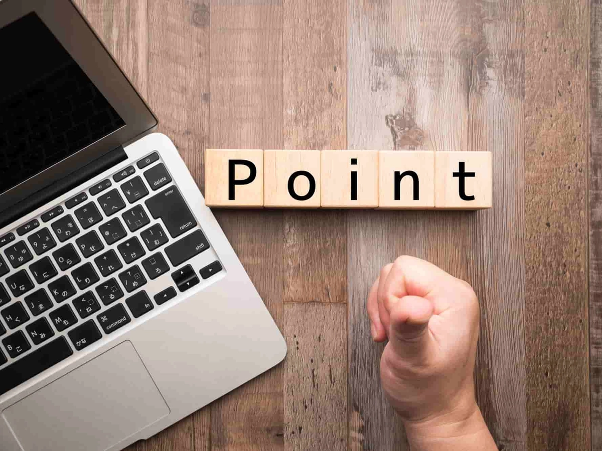 英字ポイントの文字