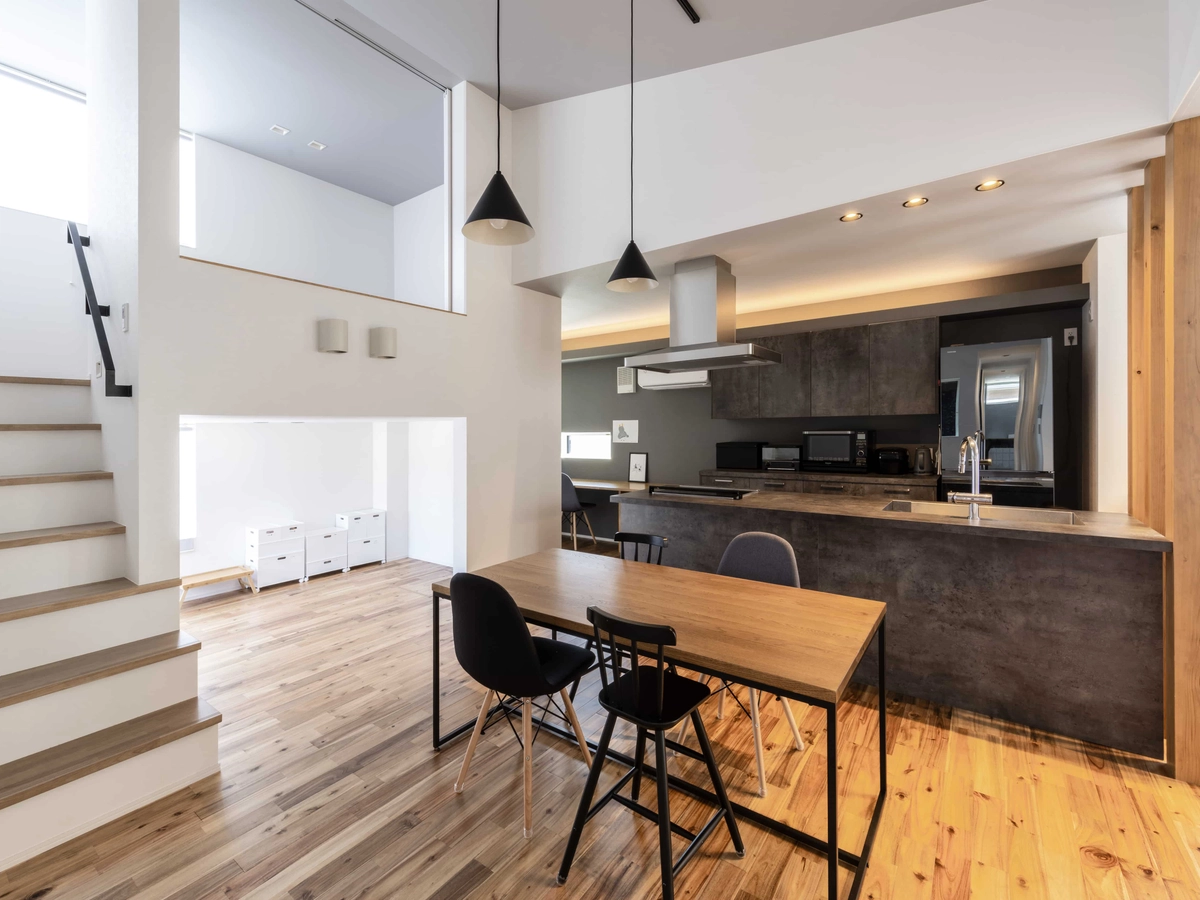 用途別にメリハリの利いたLDK