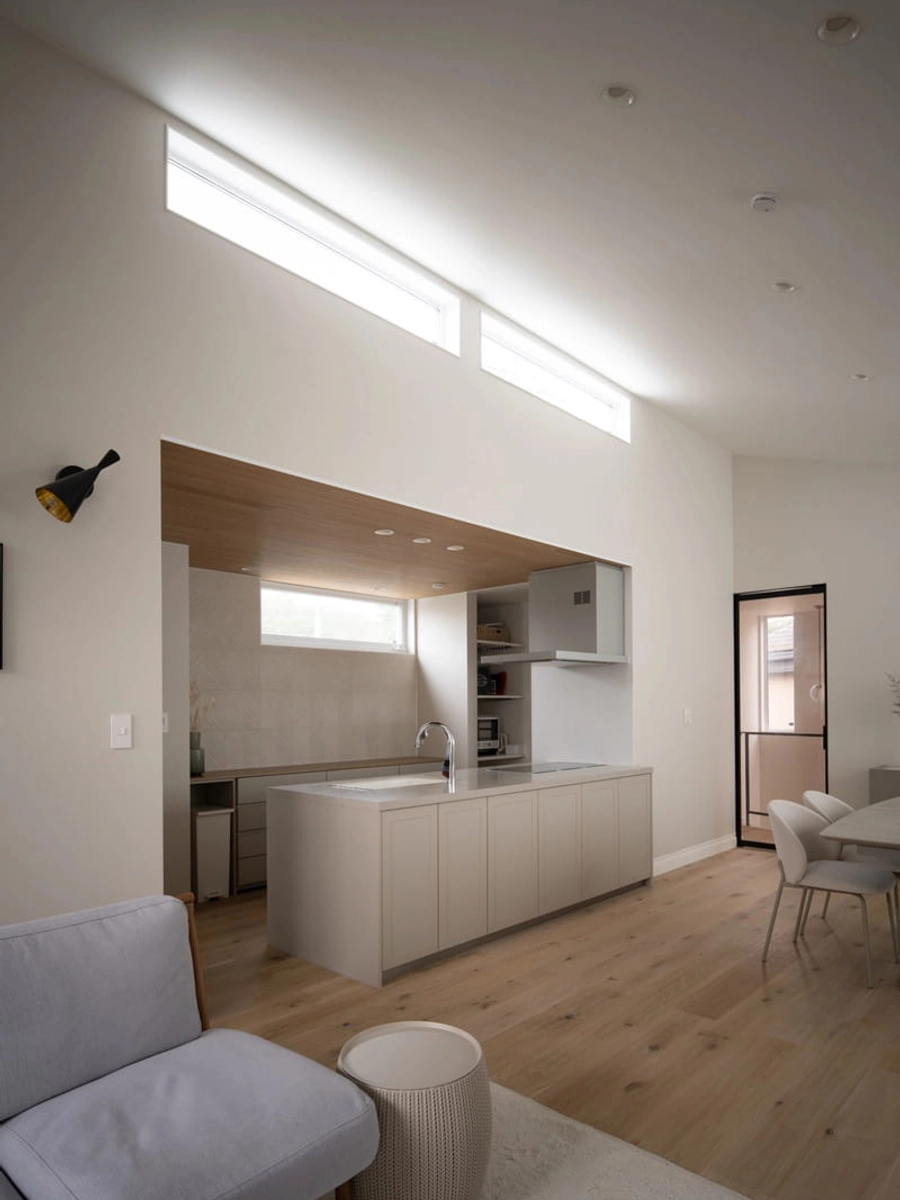 キッチンと玄関の間にあるパントリー