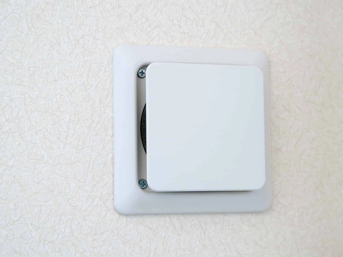 室内壁の通風口