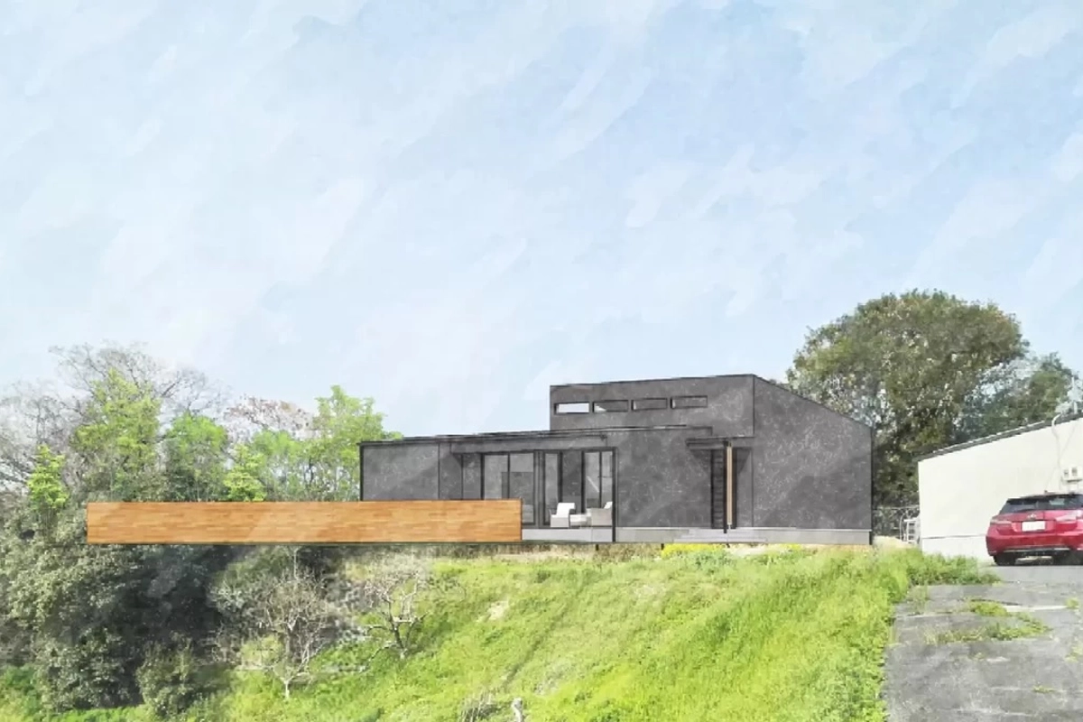 【淡路市】美術館のような平屋の家