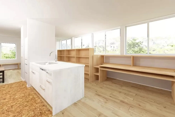 コンパクトな土地でも快適、インナーテラスのある家