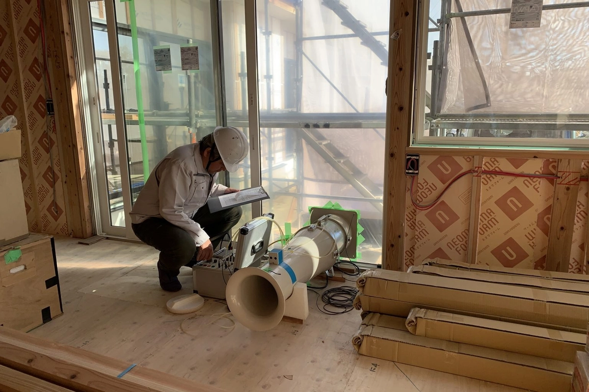 気密測定実演会・構造見学会 【大牟田市】