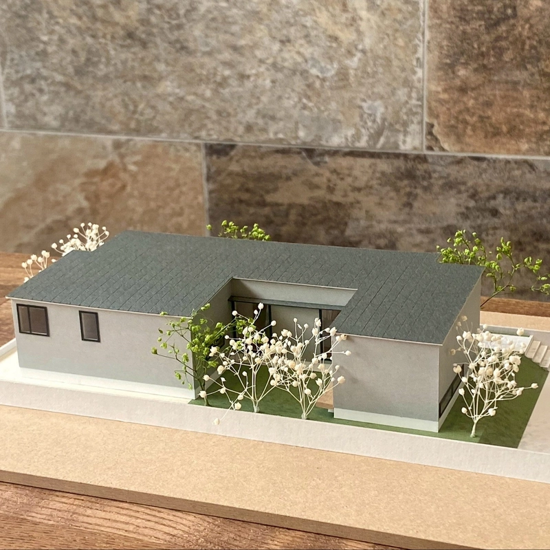 小さな家展 　開放感あふれる中庭のある平屋（完全予約制）