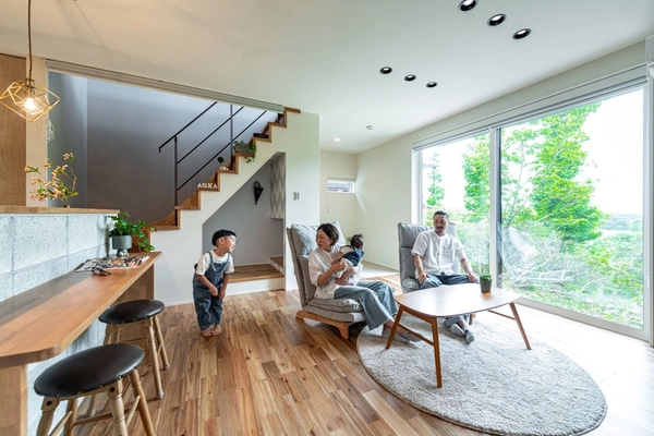 【福岡県北九州市】1階完結型プラン・半平屋(オープンリビング)の見学会