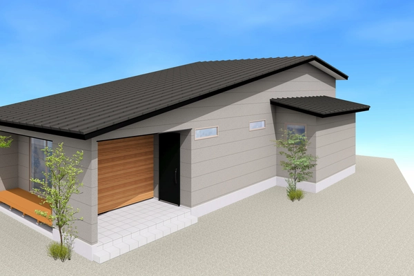 「北アルプスを近くで堪能する平屋」完成見学会