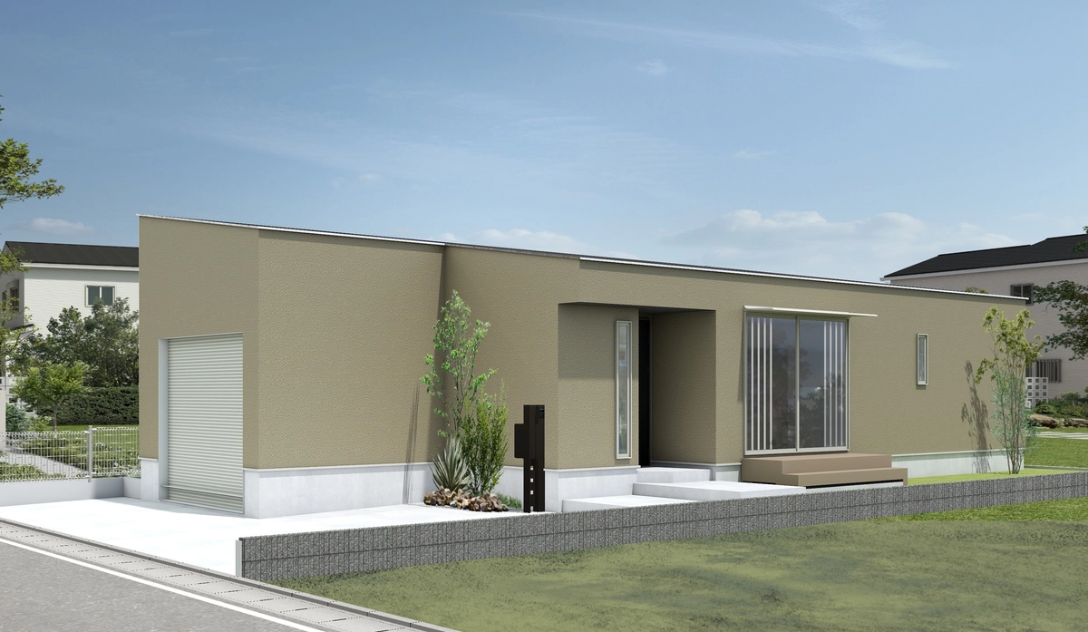 大人カッコイイ！ガレージ付きコンパクトな平屋 完成見学会