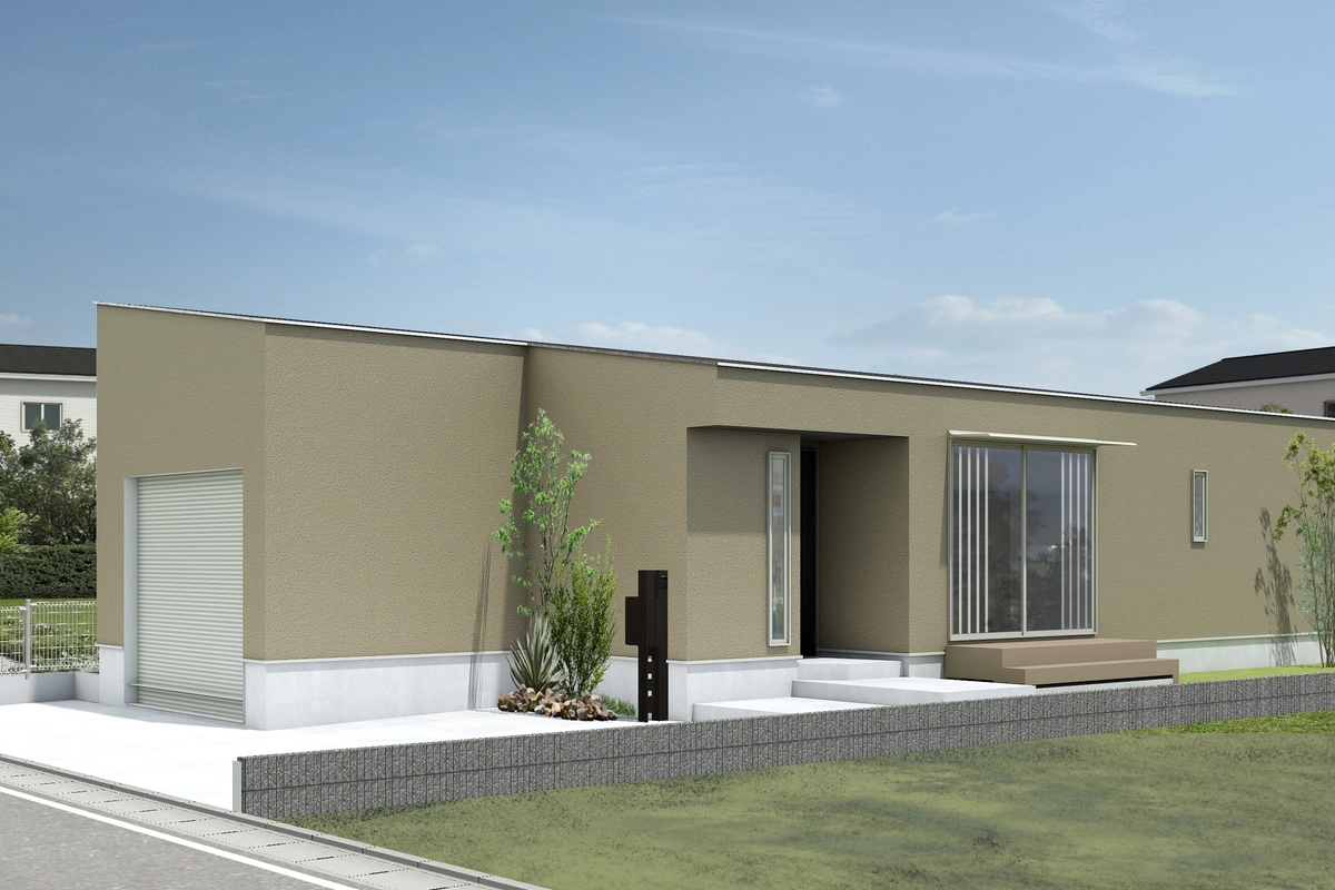 大人カッコイイ!ガレージ付きコンパクトな平屋 完成見学会