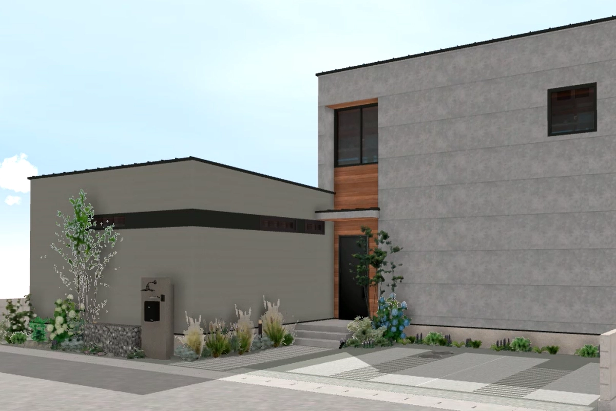 ヒトとモノのそれぞれの居場所と2つの庭をもつ棲家