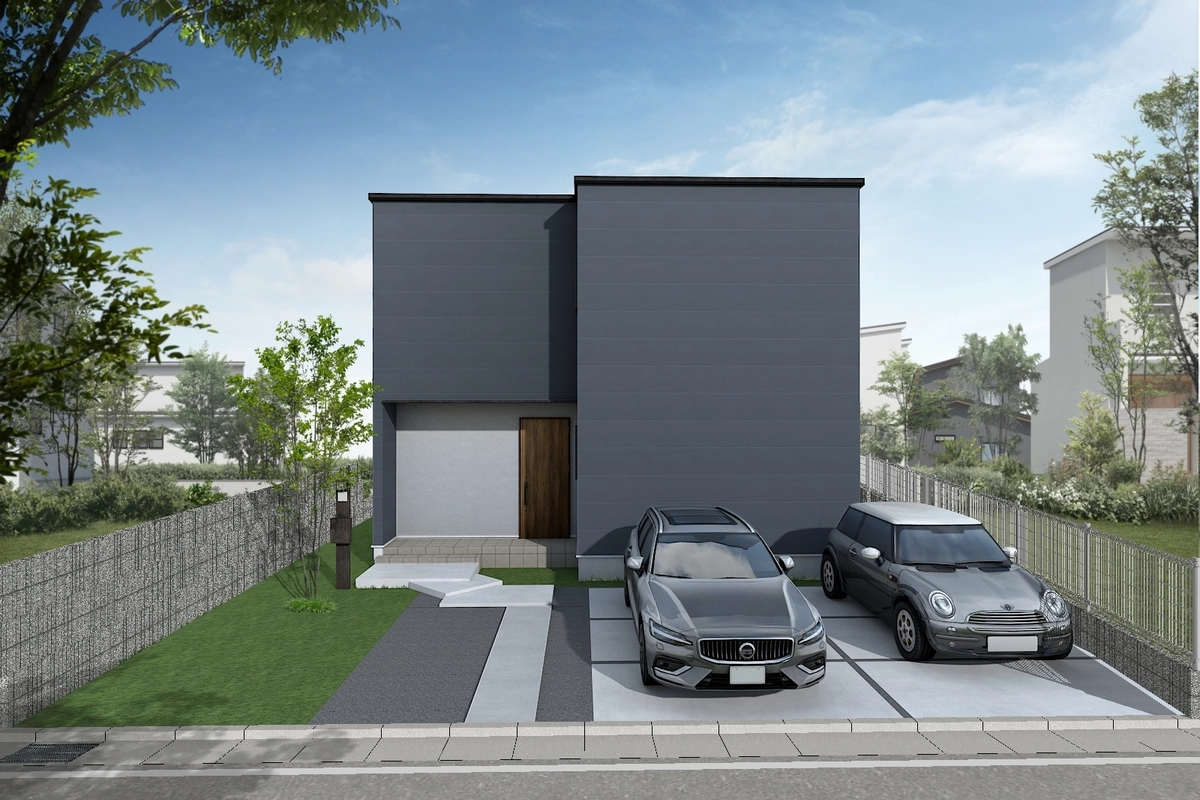 土地のポテンシャルを建築家のアイデアで活かした、室内空間が多方向に広がる家