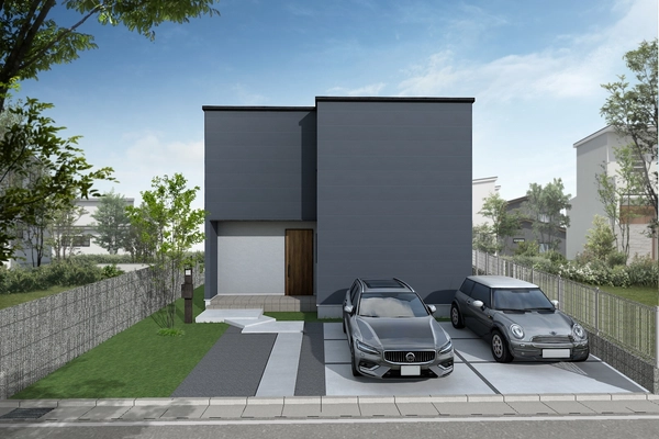 土地のポテンシャルを建築家のアイデアで活かした、室内空間が多方向に広がる家