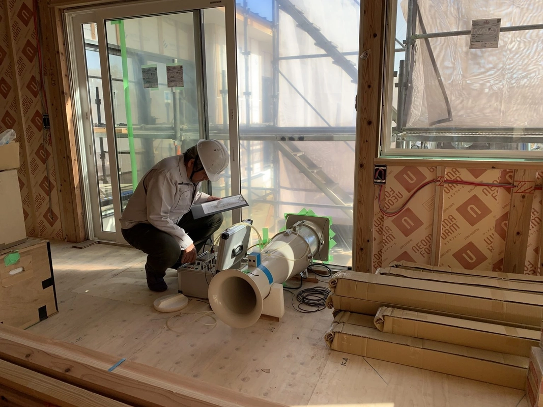 気密測定実演会・構造見学会　【大牟田市】