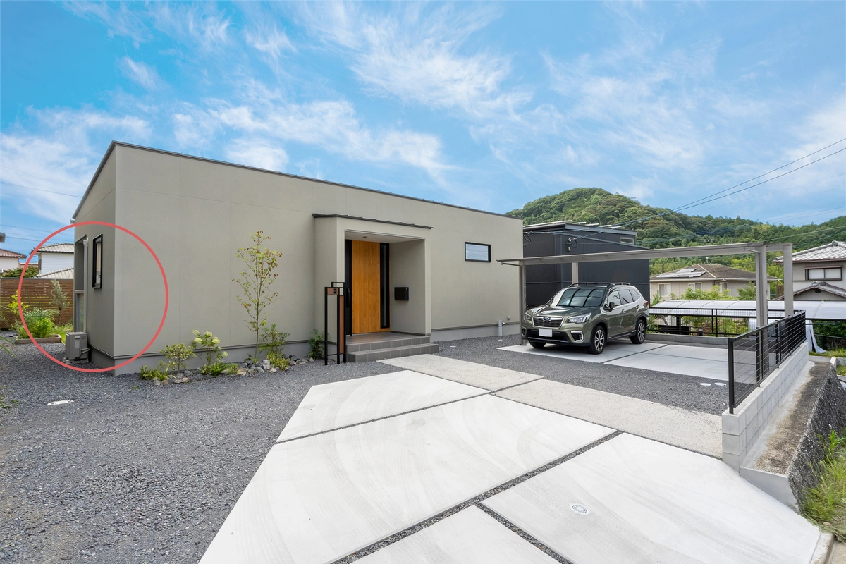 平屋の外観