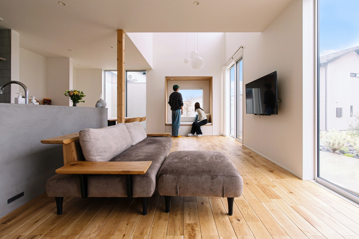 見え隠れを楽しむ家 事例トップ画像