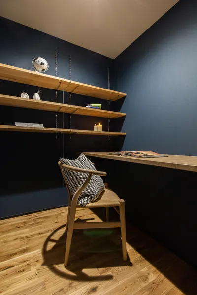 流れるようにスムーズに暮らすFLOW HOUSEのワークスペース・収納スペース・ライブラリー