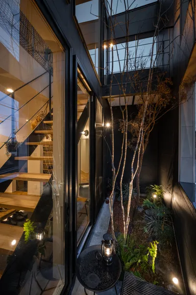 garden wall houseの庭・中庭