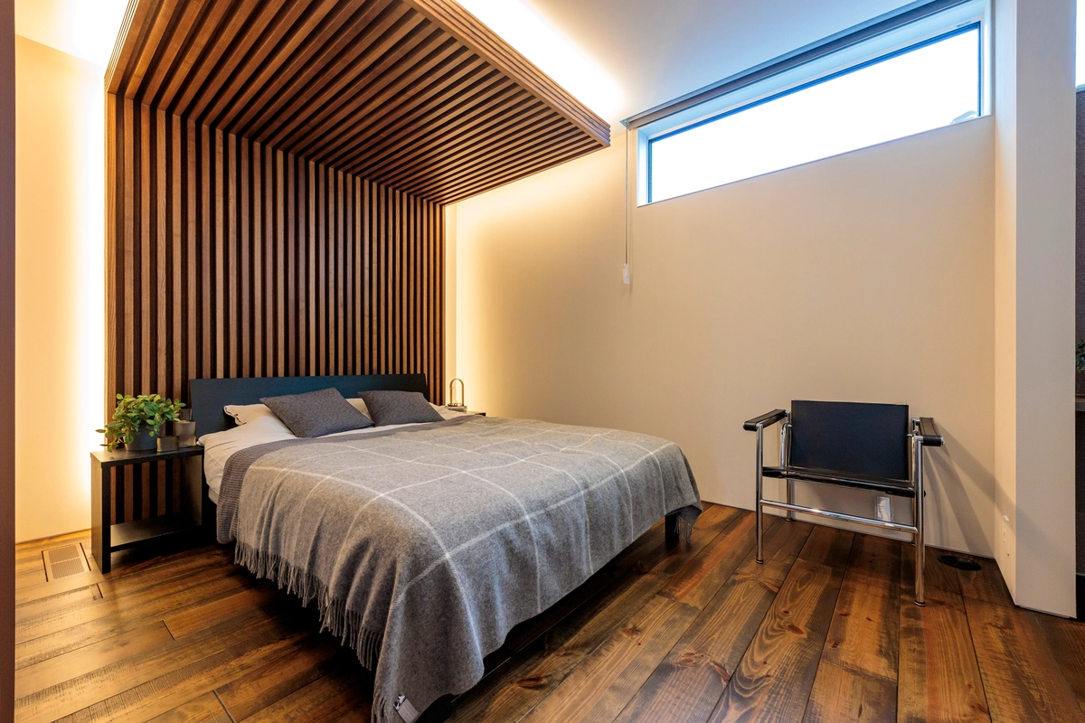 心躍る日々と安らぎを包む家の寝室