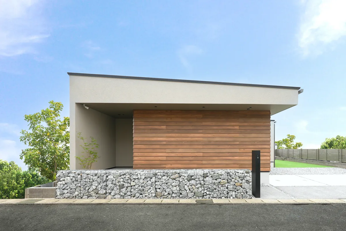 土間のある平屋の家 事例トップ画像