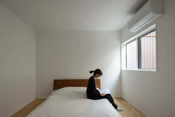 余白のある空間 余裕のある平屋の寝室