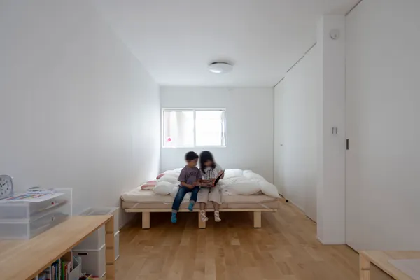 余白のある空間 余裕のある平屋の子供部屋