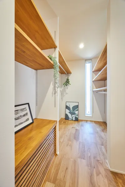 余白が叶えた豊かな暮らしの収納スペース