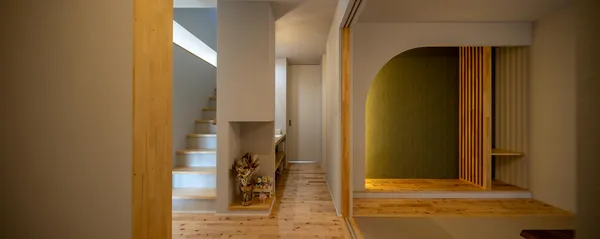 山あいの居場所の和室・畳スペース・廊下