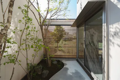 猫と暮らす緑豊かな中庭のある家 サブ画像 右