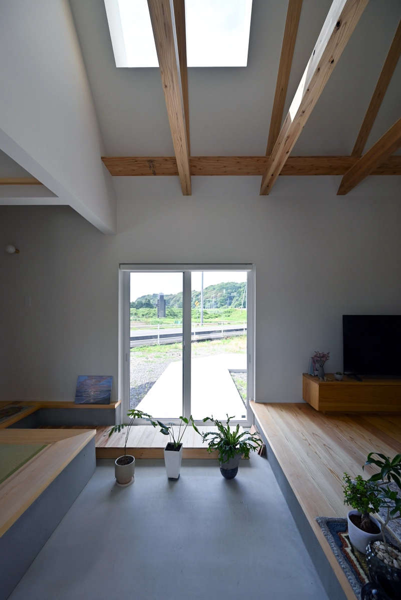 偏角の棲家の土間