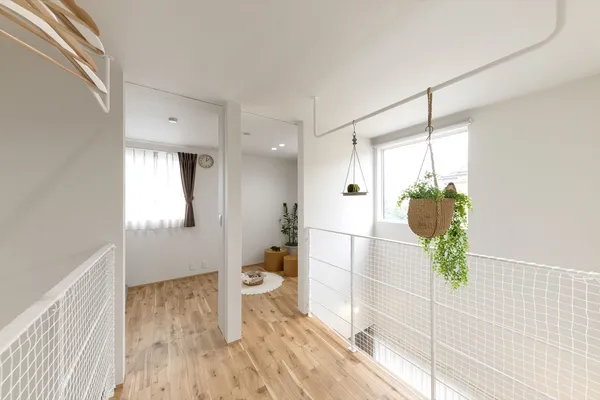 直感を信じた家づくりの吹き抜け