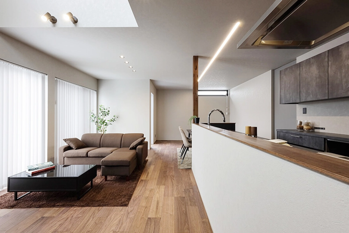 Gallery HOUSEのリビング・キッチン