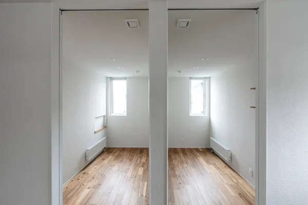 シンプルなデザインに暮らす平屋の子供部屋