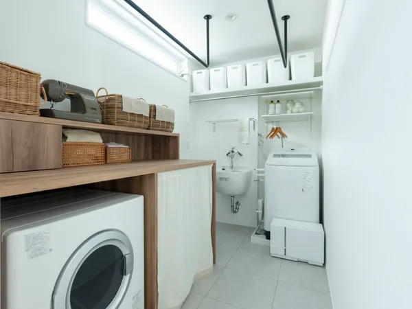 パン教室のある二世帯住宅の家事スペース