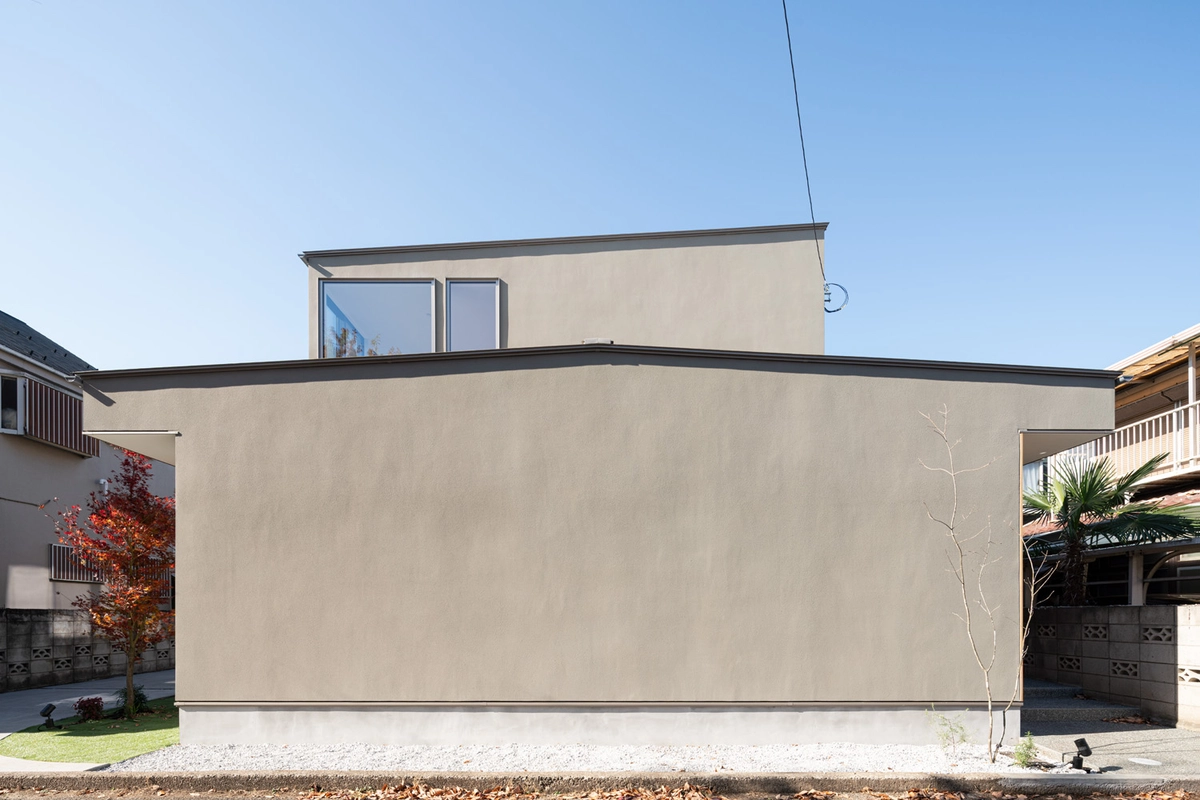 月を愛でる家の外観