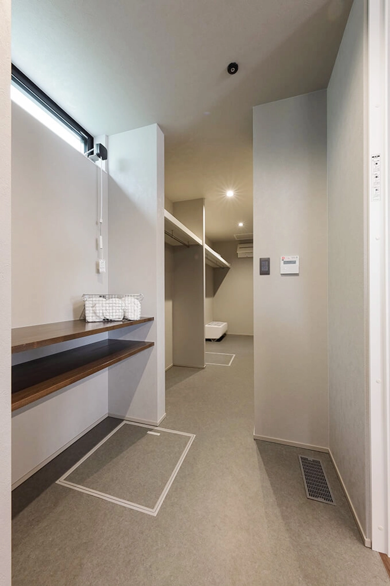 Gallery HOUSEのクローゼット・洗面所