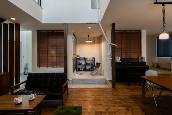 遊び心がもりだくさん 家族全員がワクワクする家の趣味室