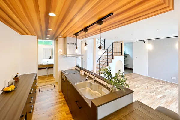 たの(楽)しく、ラク(楽)な 自慢できる家のキッチン