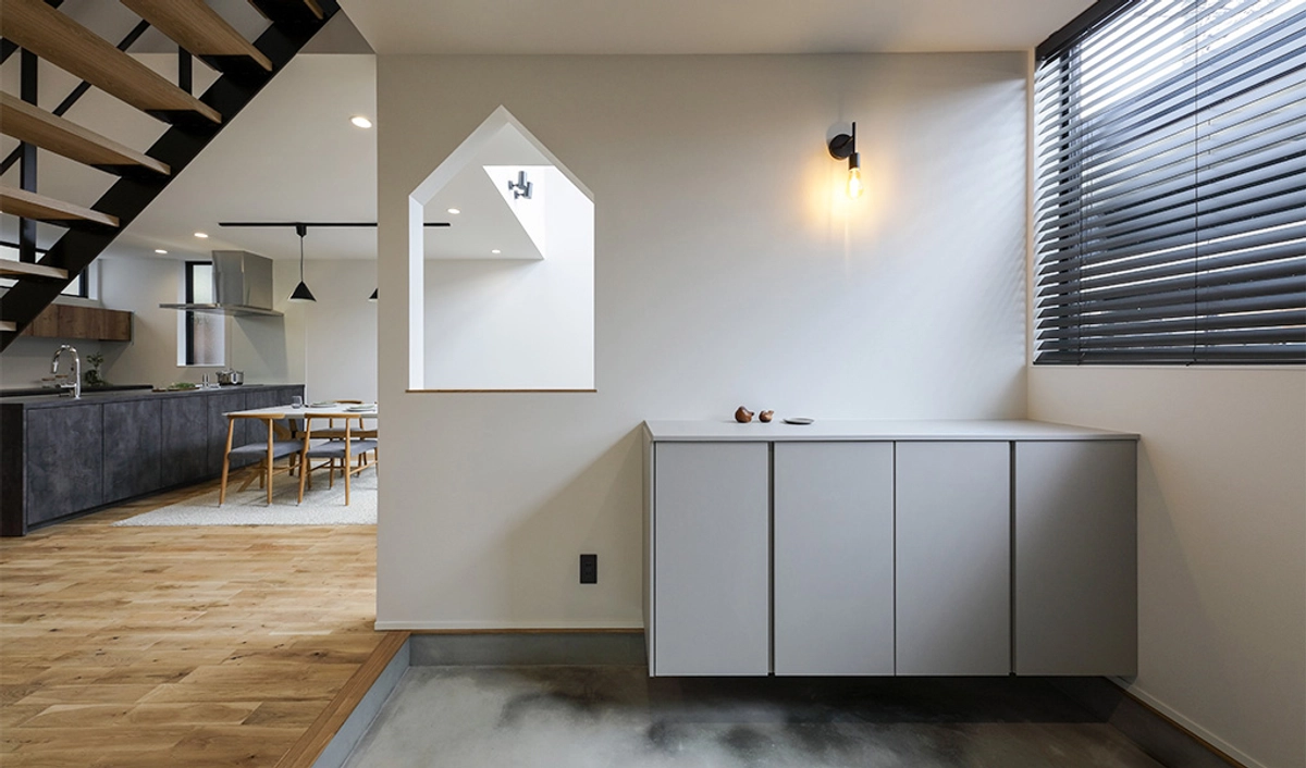 ウチで過ごす時間も良いなと思える家の玄関