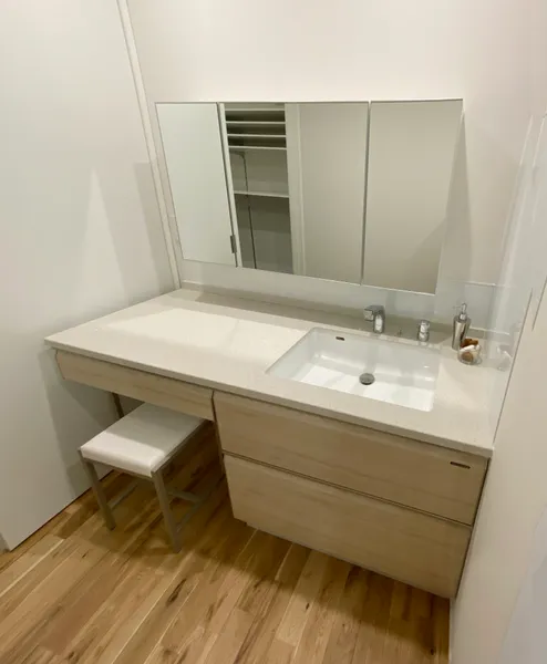 離合集散 個室群住居の洗面所