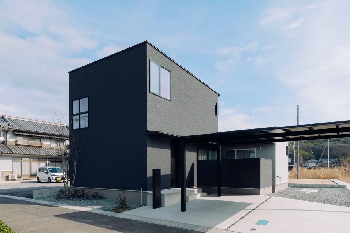 プライベートパティオのある家 事例トップ画像