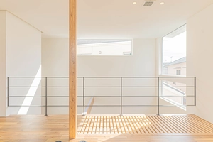 吹き抜けのある2階